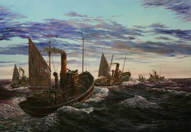 Original Boat Paintings by Peter Goodhall