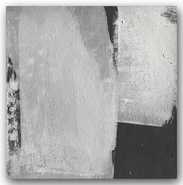 Original Black & White Abstract Mixed Media by Madeline Garrett