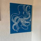 Blue octopus by Stuart Hennessey