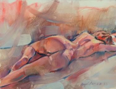 Original Fine Art Nude Paintings by raymond zaplatar