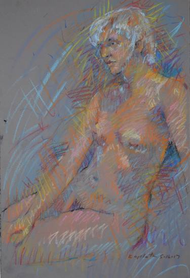 Original Conceptual Nude Drawings by raymond zaplatar