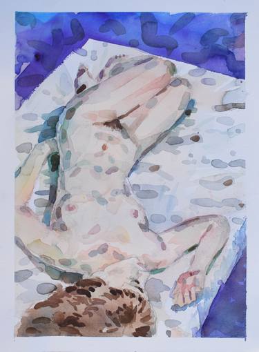 Original Fine Art Nude Paintings by raymond zaplatar