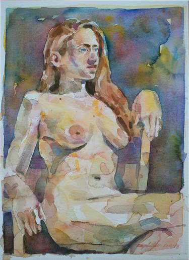 Original Nude Paintings by raymond zaplatar