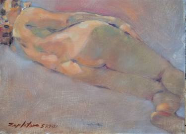 Original Contemporary Nude Paintings by raymond zaplatar