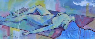 Original Nude Paintings by raymond zaplatar