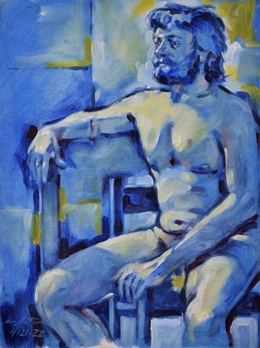 Original Nude Paintings by raymond zaplatar