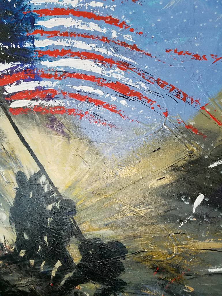 Original Abstract Expressionism Abstract Painting by Shary Maloney