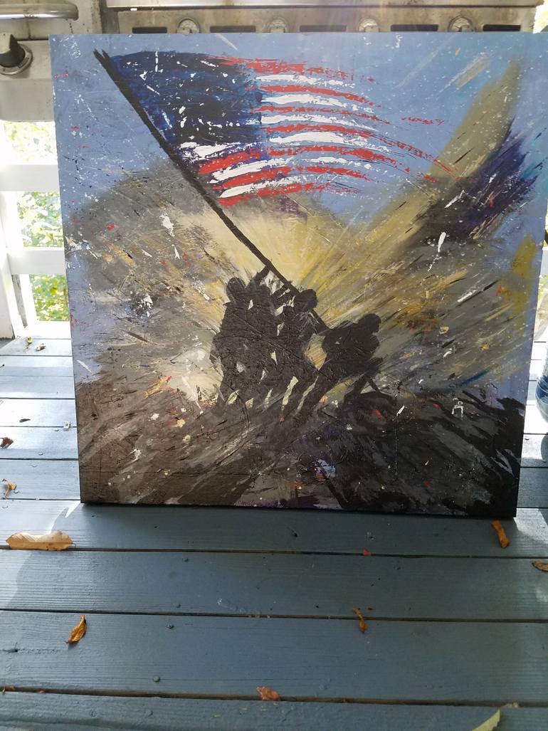 Original Abstract Expressionism Abstract Painting by Shary Maloney