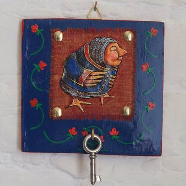 Original Fine Art Wall Sculpture by Marjan Pyrig Pyrozhok