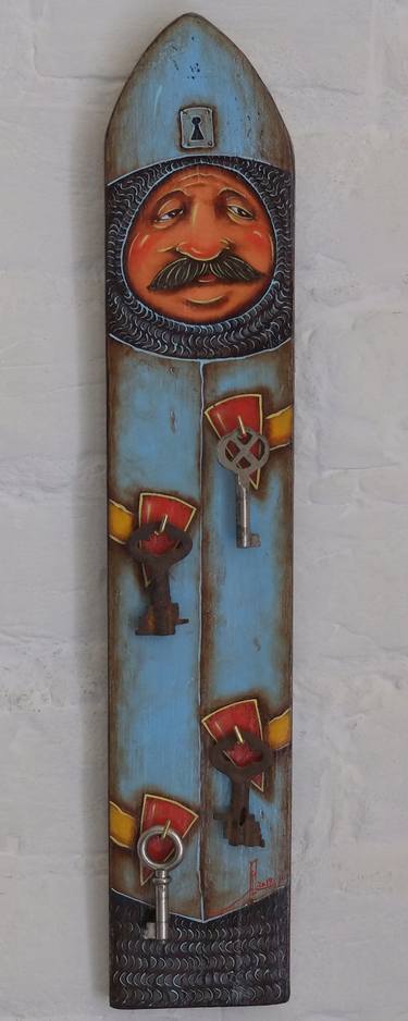 Original Fine Art Wall Sculpture by Marjan Pyrig Pyrozhok