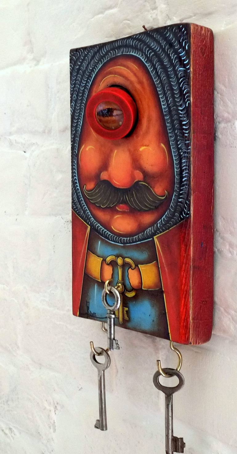 Original Fine Art Wall Sculpture by Marjan Pyrig Pyrozhok