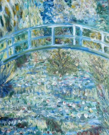 The Bridge at Giverny - Monet’s Lily Ponds thumb