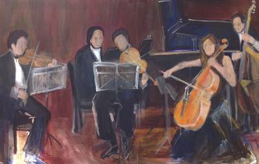 Original Music Paintings by Kristel Tatiana Nadvornaia