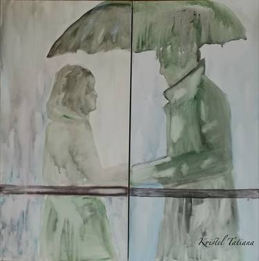 Print of Figurative Love Paintings by Kristel Tatiana Nadvornaia