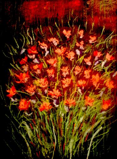 Print of Expressionism Floral Paintings by Kristel Tatiana Nadvornaia
