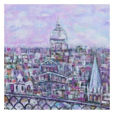 Print of Architecture Paintings by Kristel Tatiana Nadvornaia