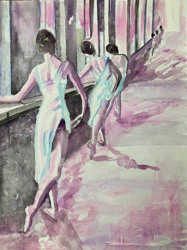 Print of Impressionism Women Paintings by Kristel Tatiana Nadvornaia