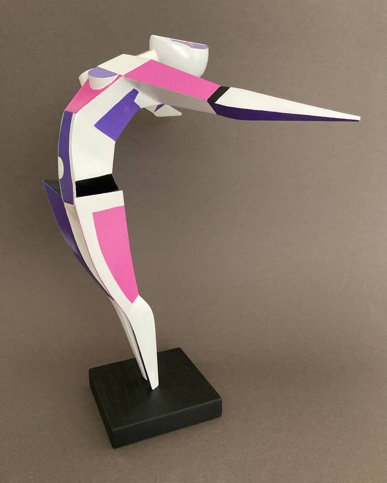Original Bauhaus Abstract Sculpture by Pontus Ersgård