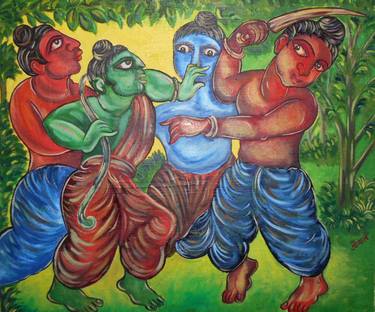 Original Fantasy Painting by Shribas Adhikary