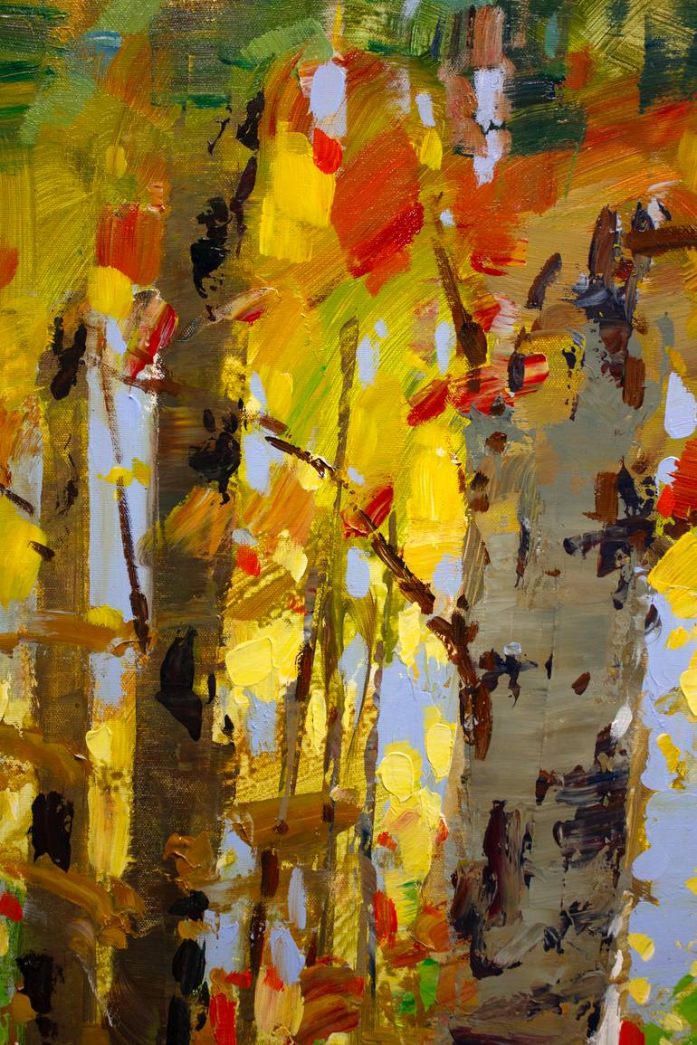 Original Impressionism Landscape Painting by Vadim Dolgov