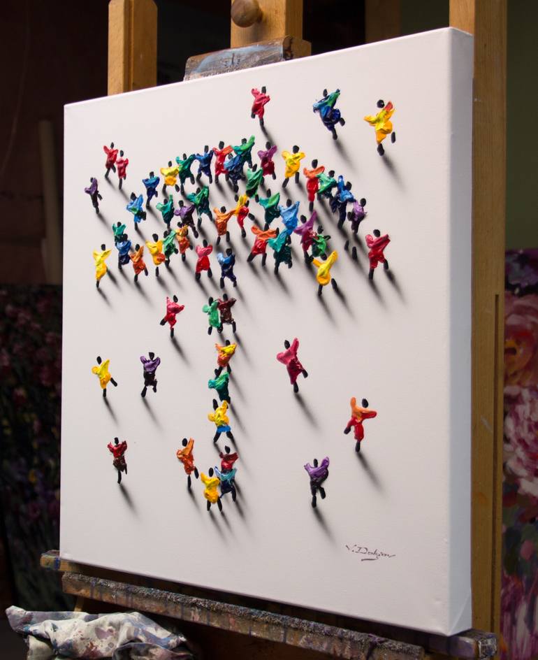 Original Figurative People Painting by Vadim Dolgov