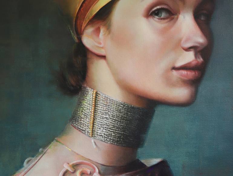 Original Conceptual Women Painting by Cor Lap