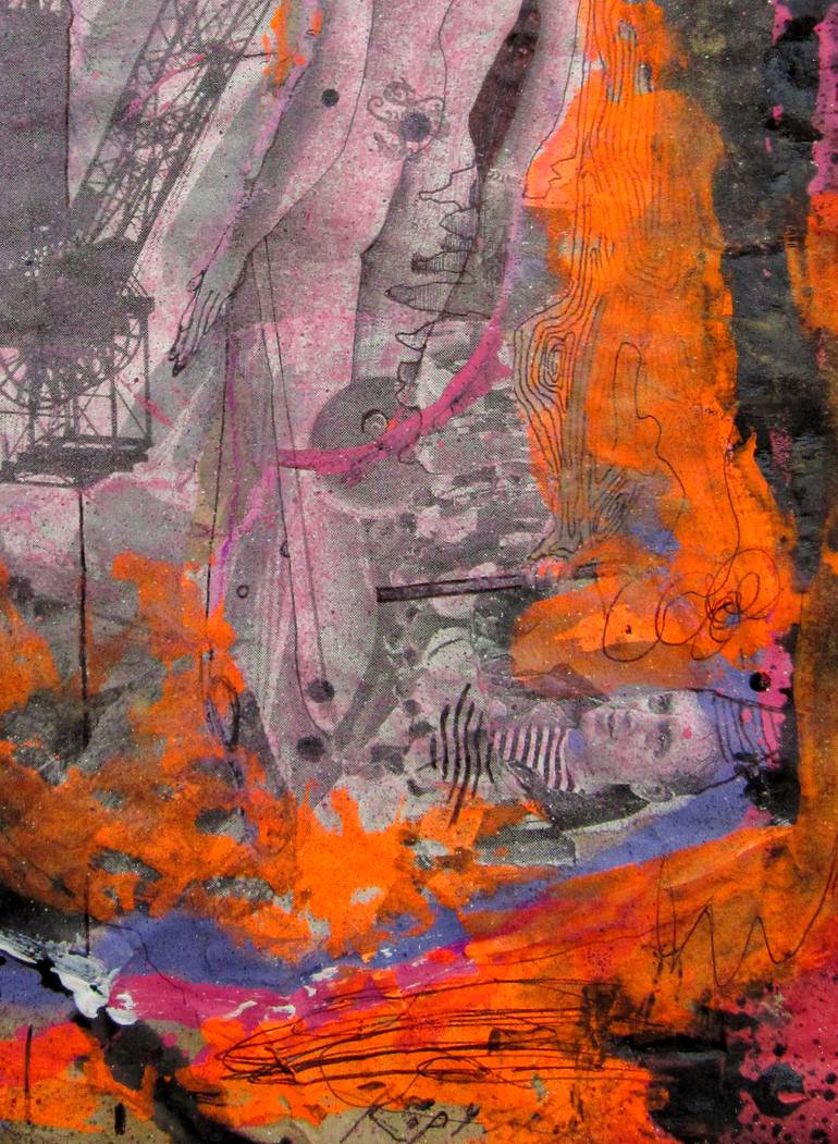 Original Abstract Expressionism Abstract Painting by Valeriy Kopysov