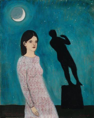 Original Figurative People Painting by Brian Kershisnik