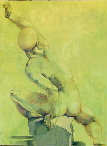 Original Figurative Nude Paintings by Maia Schweizer