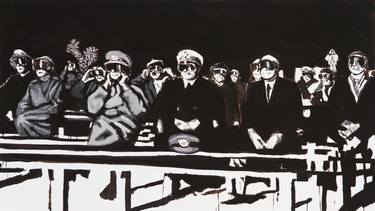 Saatchi Art Artist Sergio Frutos; Painting, “VIP Observers. Boltzmann Shot, Operation Plumbbob” #art