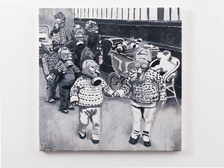 Original Documentary Pop Culture/Celebrity Painting by Sergio Frutos