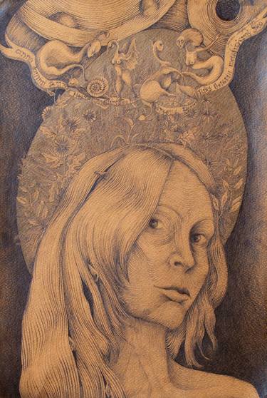 Print of Portrait Drawings by Marzena Ablewska- Lech