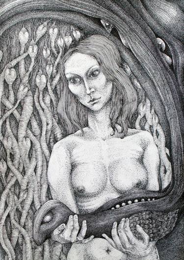 Print of Erotic Drawings by Marzena Ablewska- Lech