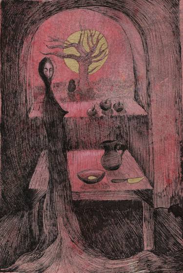 Print of Surrealism Women Drawings by Marzena Ablewska- Lech