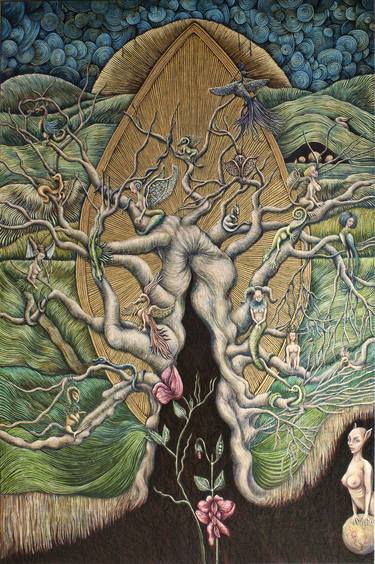 Print of Erotic Paintings by Marzena Ablewska- Lech