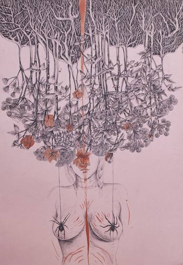 Print of Surrealism Love Drawings by Marzena Ablewska- Lech