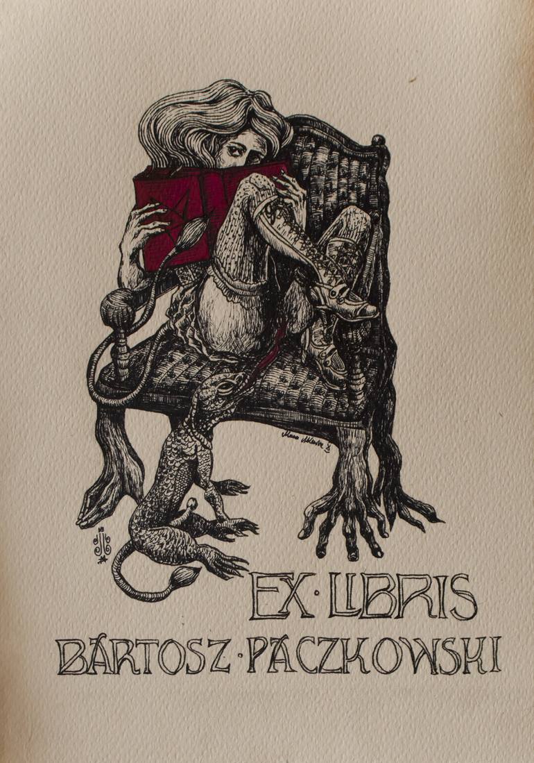 Ex Libris Digital Fine Art Print