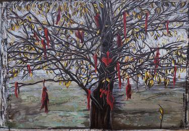 Print of Expressionism Tree Paintings by Marzena Ablewska- Lech