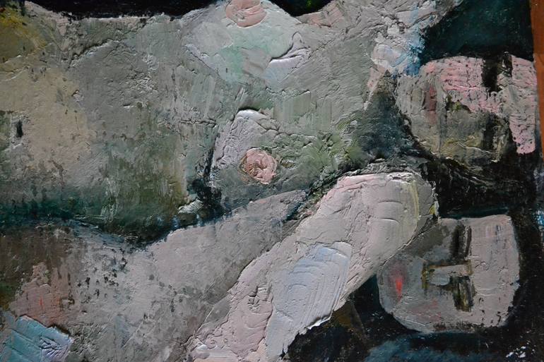 Original Figurative Women Painting by Erkin Alakbarli