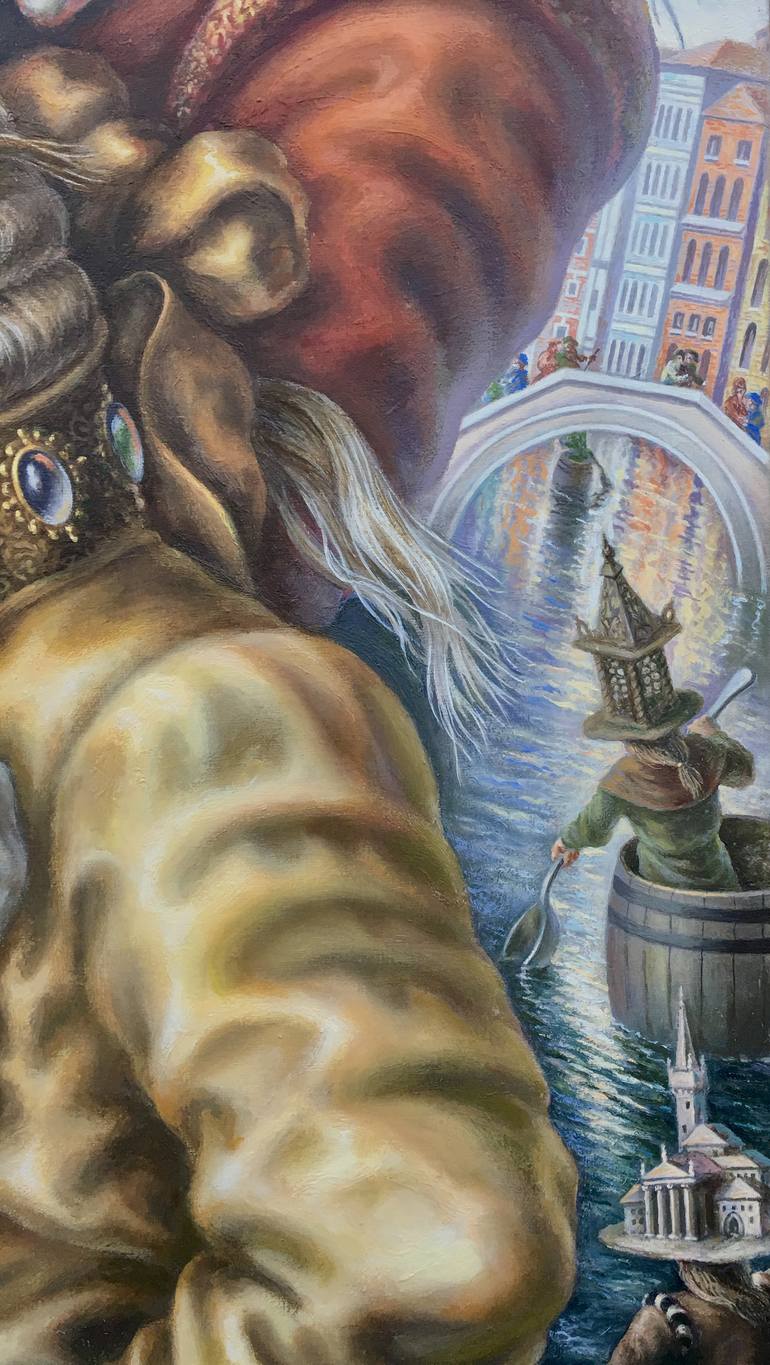 Original Figurative Fantasy Painting by Alexander Donskoi
