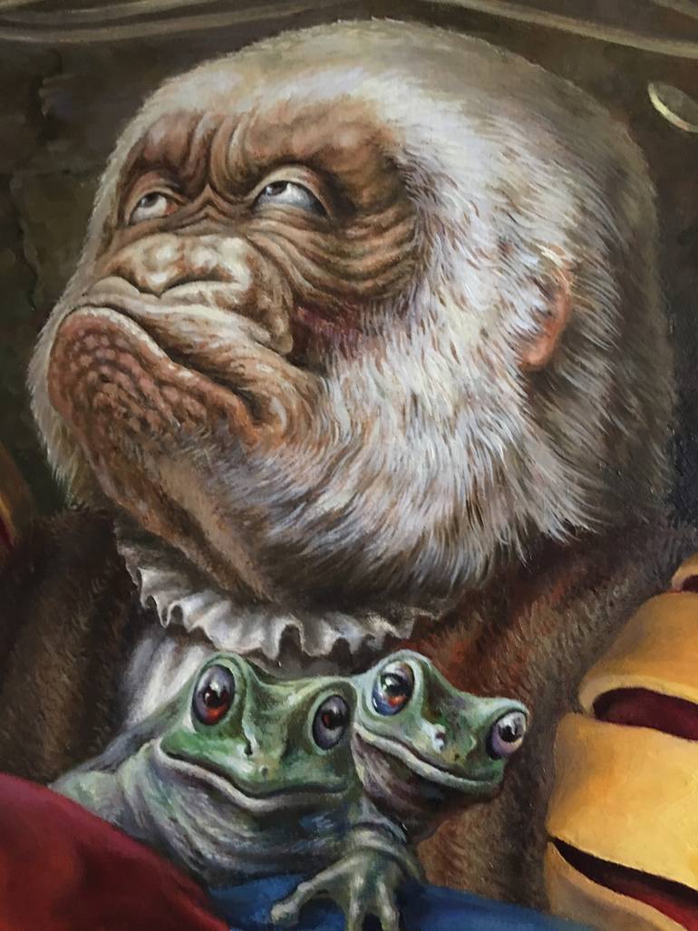 Original Figurative Fantasy Painting by Alexander Donskoi