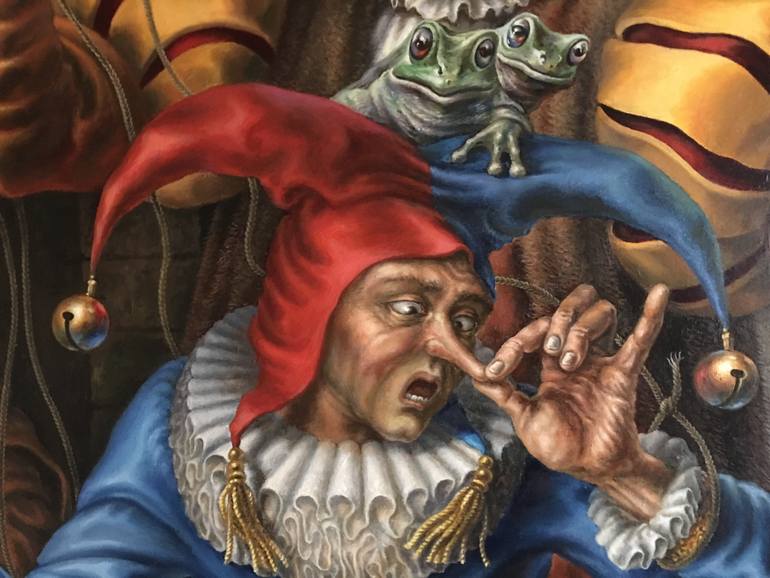 Original Figurative Fantasy Painting by Alexander Donskoi