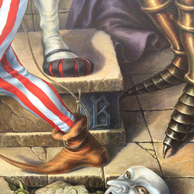 Original Figurative Fantasy Painting by Alexander Donskoi