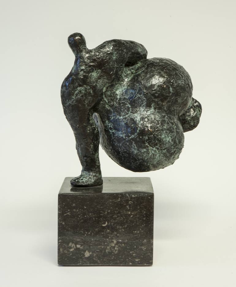 Original Expressionism Women Sculpture by Wim Heesakkers