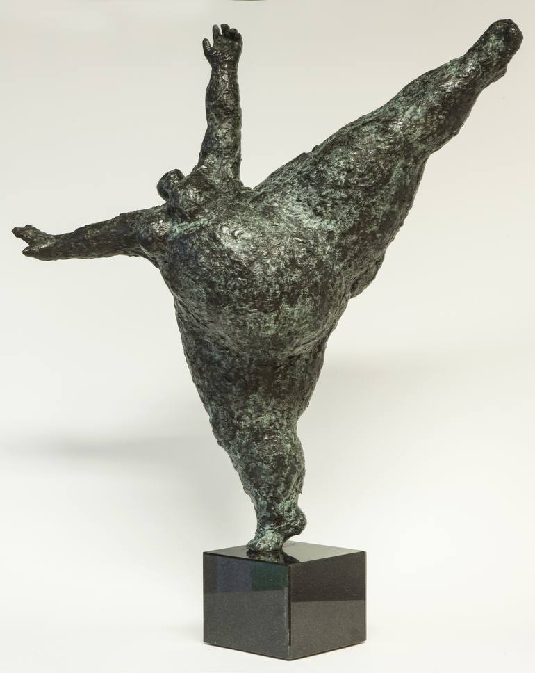 Original Expressionism Women Sculpture by Wim Heesakkers