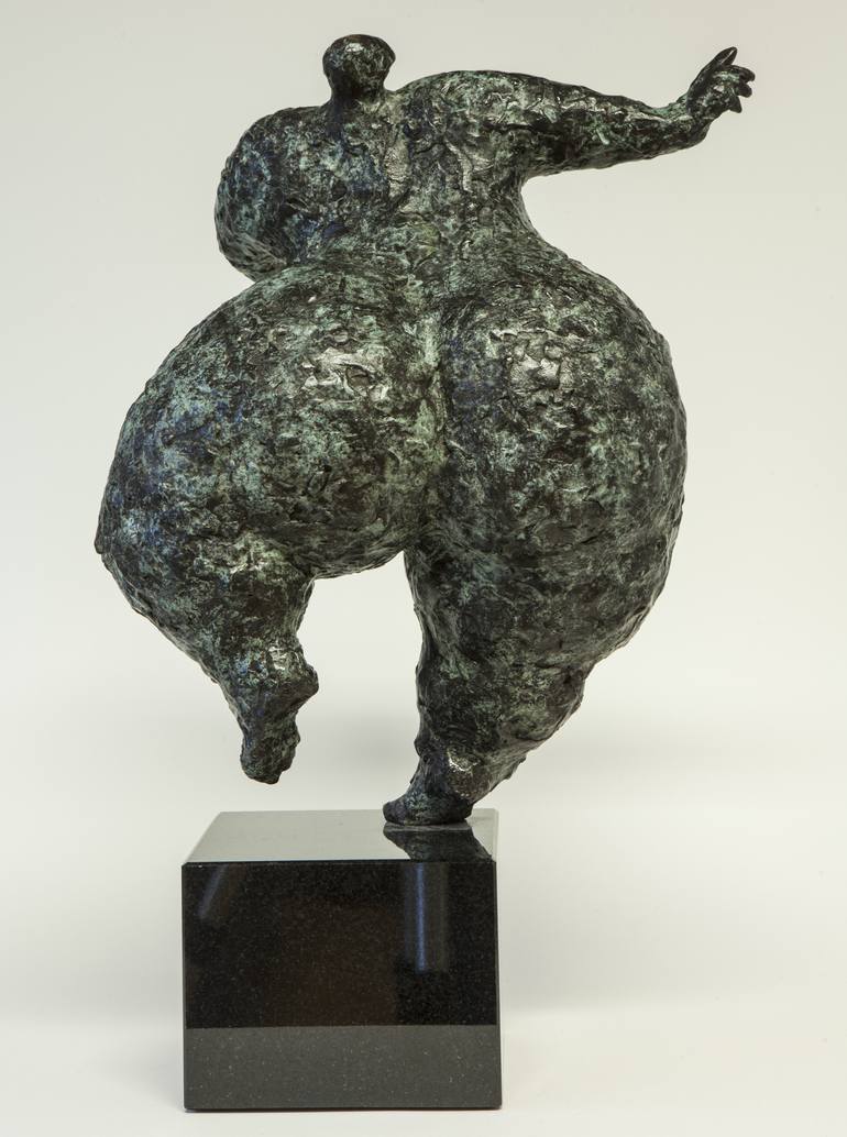 Original Expressionism Women Sculpture by Wim Heesakkers