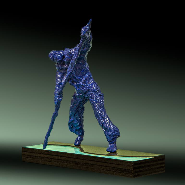 Original Figurative Men Sculpture by Wim Heesakkers