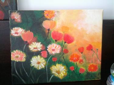 Daisies and Poppies thumb