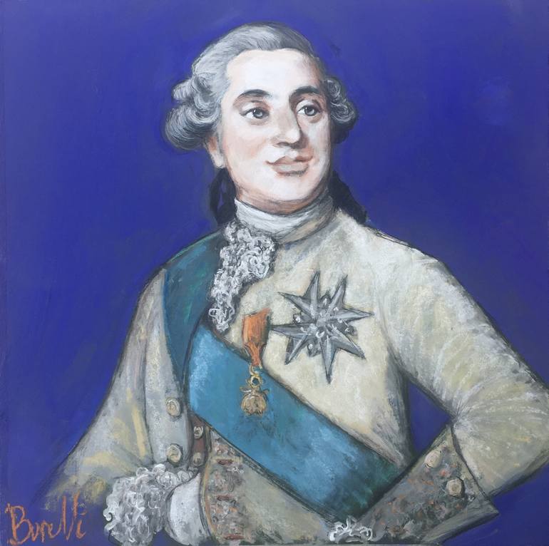 King Louis XVI Drawing by Ellie Burelli