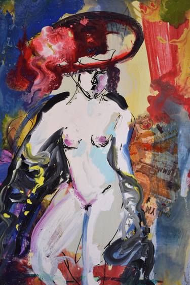 Print of Abstract Nude Paintings by Amara Dacer